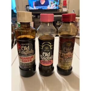 Old English Scratch Cover Light Medium Dark Vintage